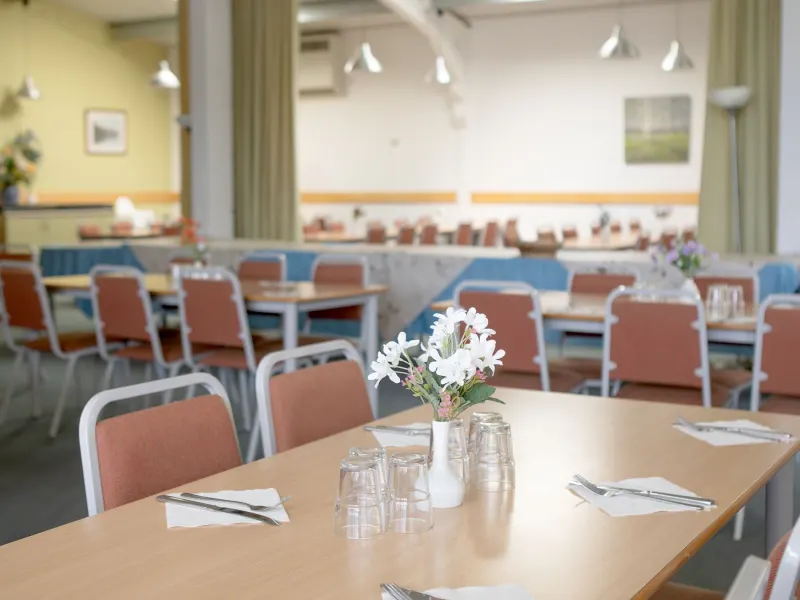 The dining room