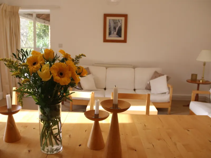 Afternoon sun in the sitting room