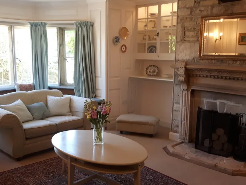 The lounge at Lower Farm