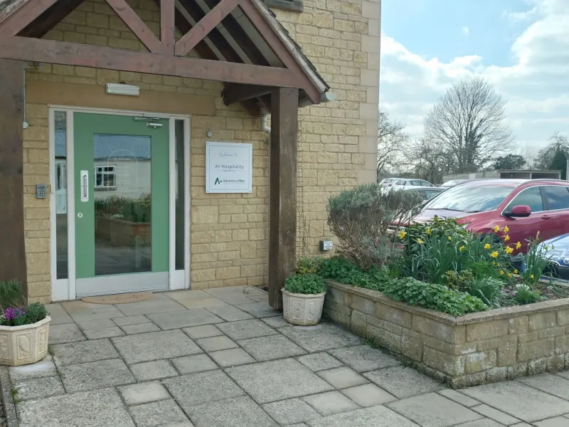 The entrance to Wellspring